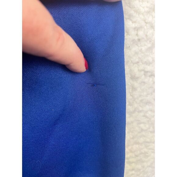 Unisex Italia Zip-Up Jacket Color block Blue White Size XLarge - Picture 8 of 9